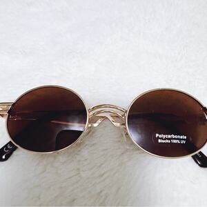 Brandon Brown Round Sunglasses